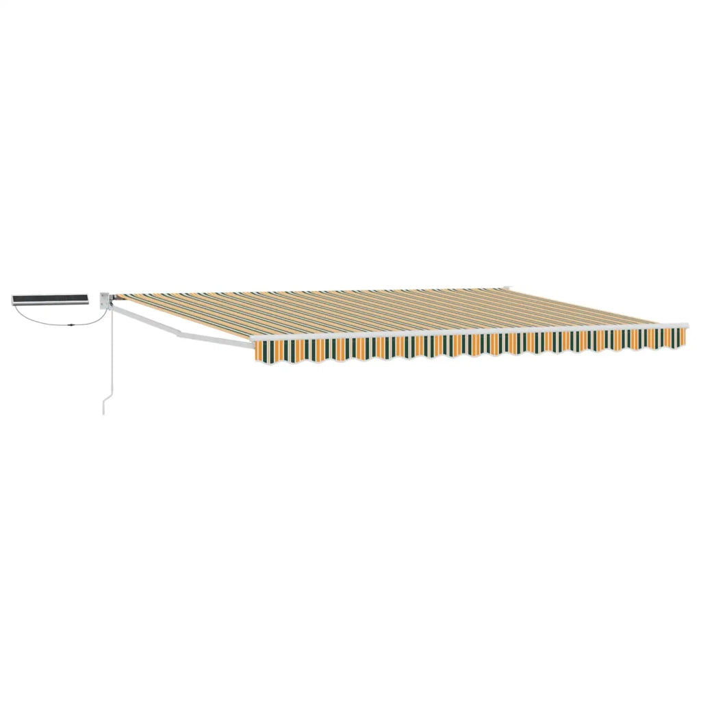 Tettuccio Elettrico Retrattile Verde, Giallo, Bianco 4,5 × 3 m