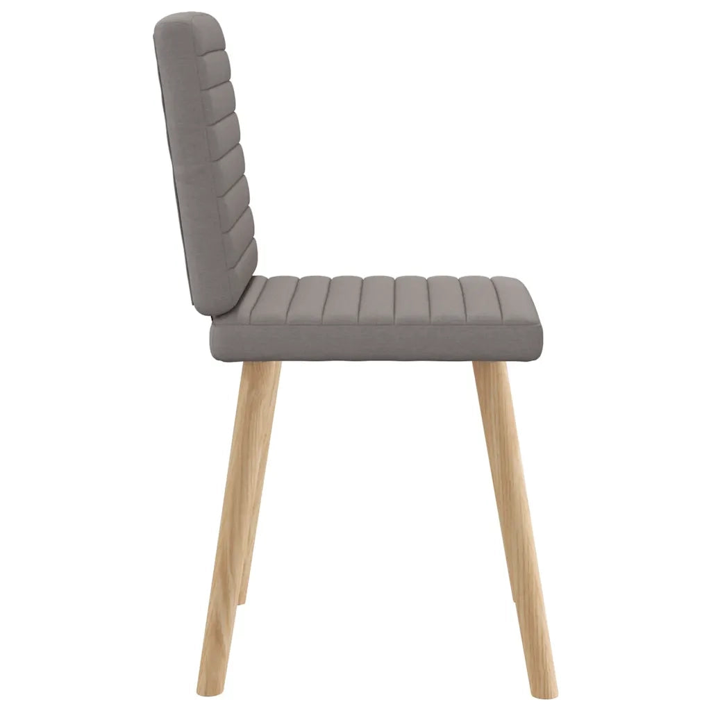 Sedie da Pranzo 6 pz Grigio Talpa in Tessuto 3315550