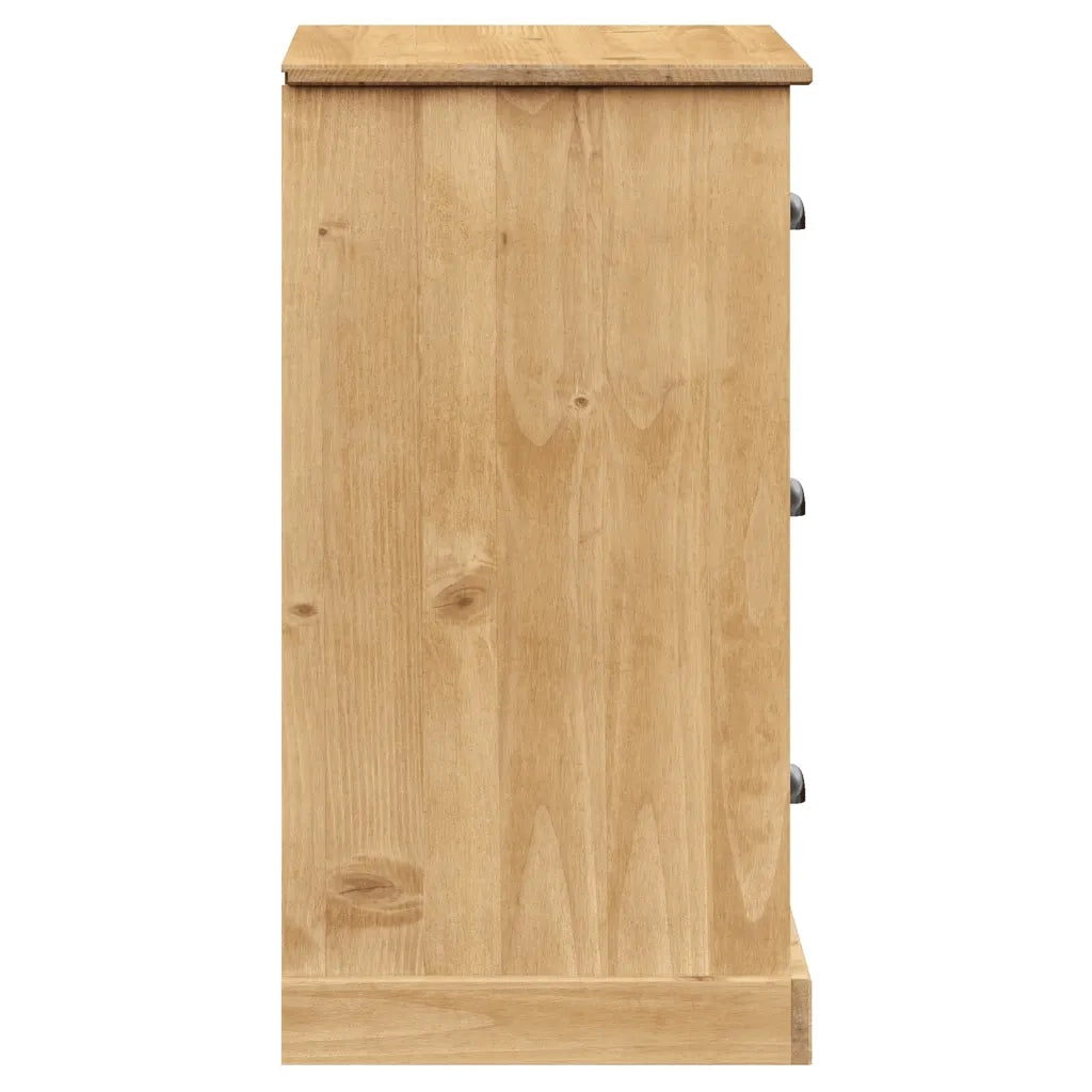 Credenza | Madia | Buffet da pranzo | Armadio da pranzo con Cassetti VIGO 78x40x75cm Legno Massello Pino
