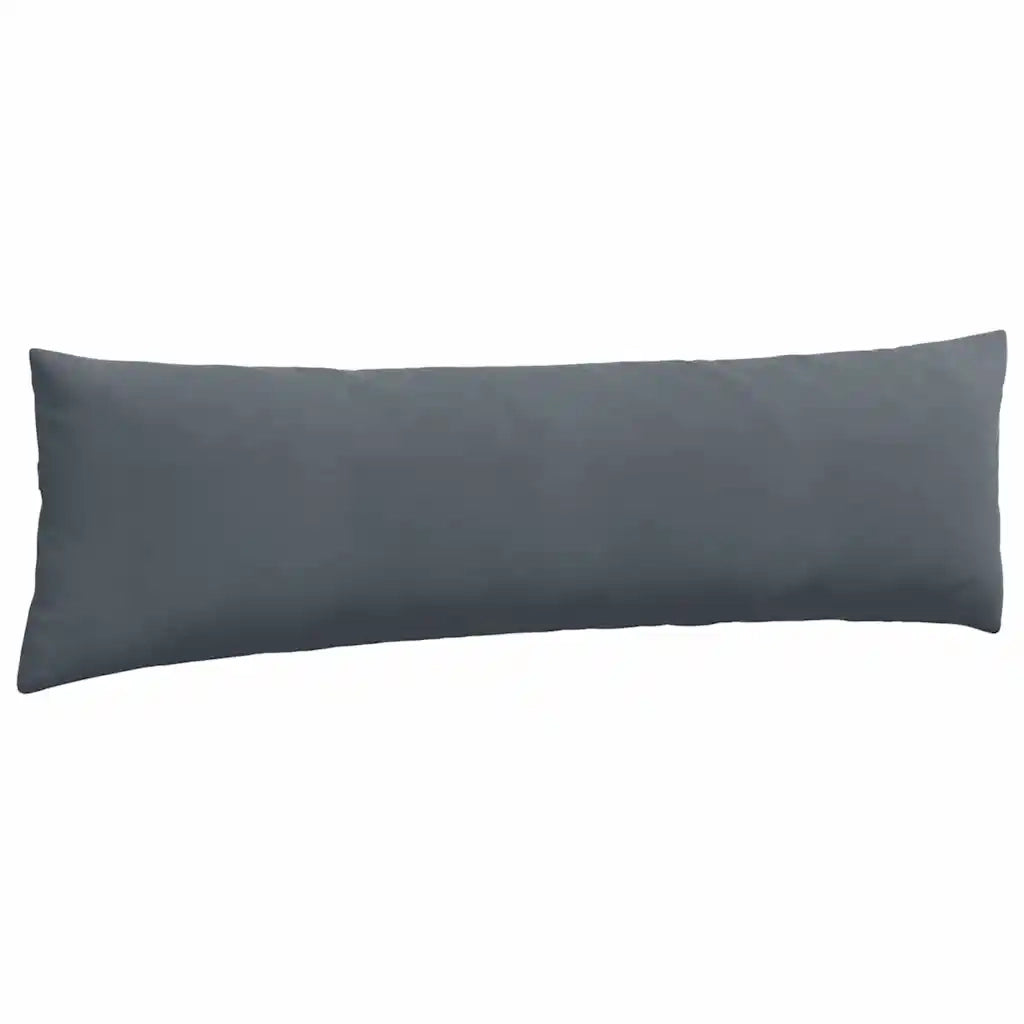 Cuscini da Divano 2 pz | Cuscini per sedie Grigio scuro 145 x 40 cm