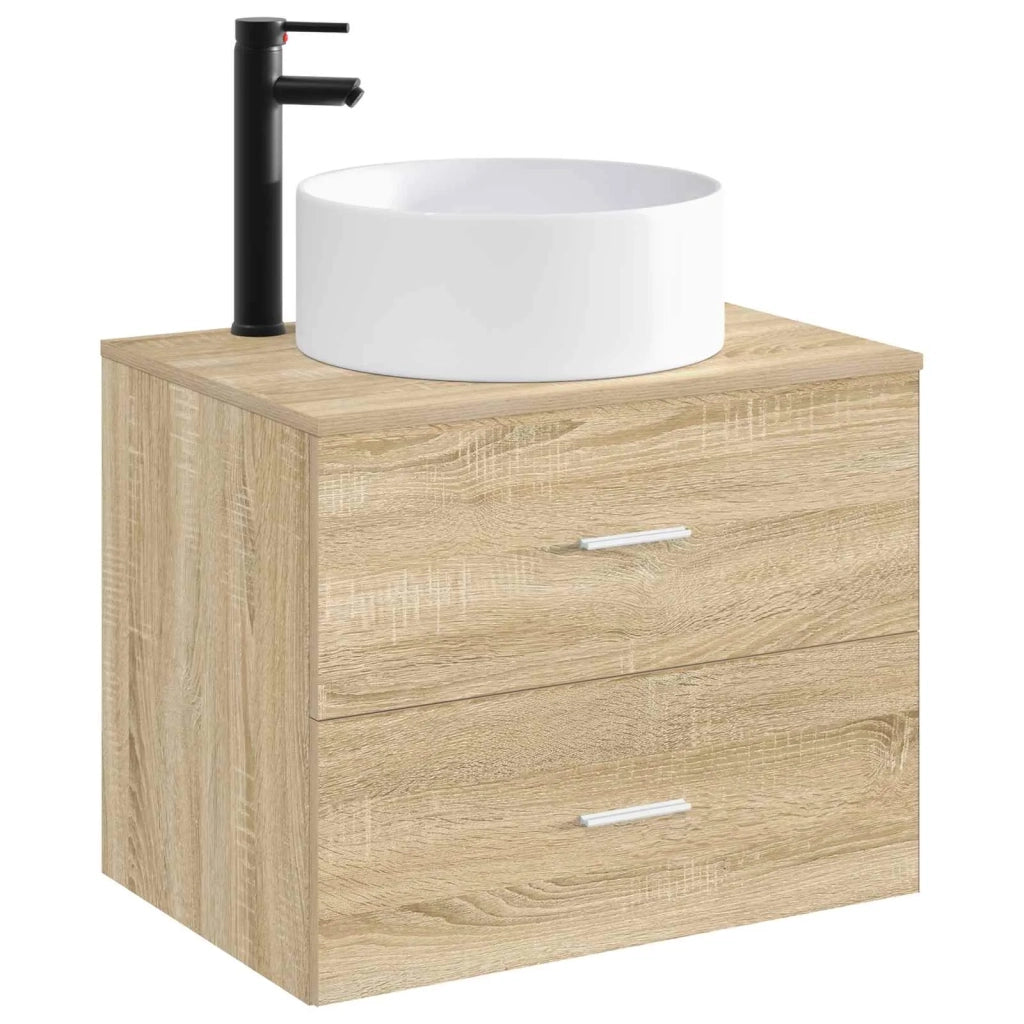Lavabo da bagno Nero Opaco 40,5 x 40,5 x 15,5 cm Metallo