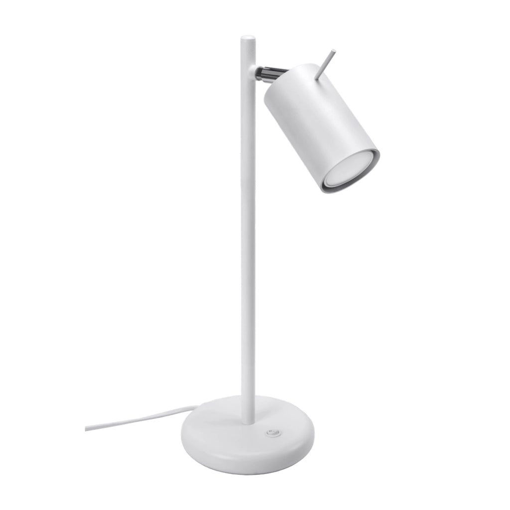Lampada da scrivania bianca moderna TORQUE Pure Lume GU10 10W