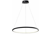 Lampada a sospensione Ragi Reality anello nero Ø62 LED36W