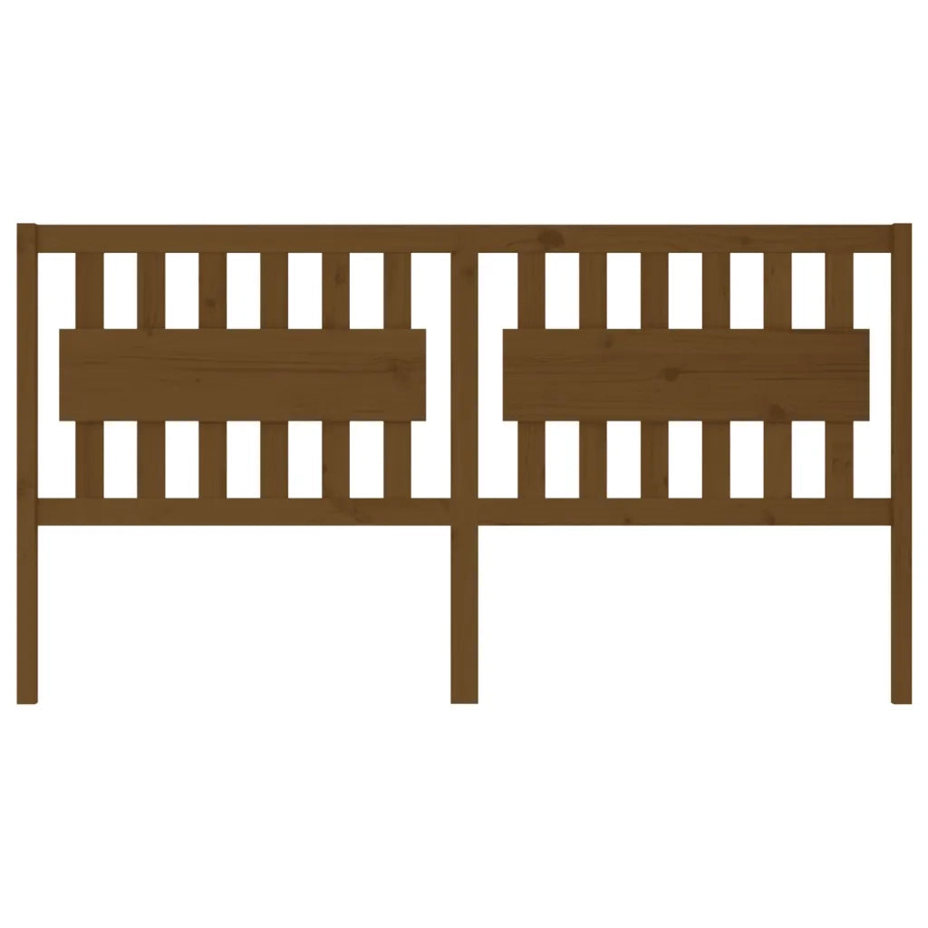 Testiera per Letto ambra 185,5x4x100 cm Legno Massello di Pino 818588