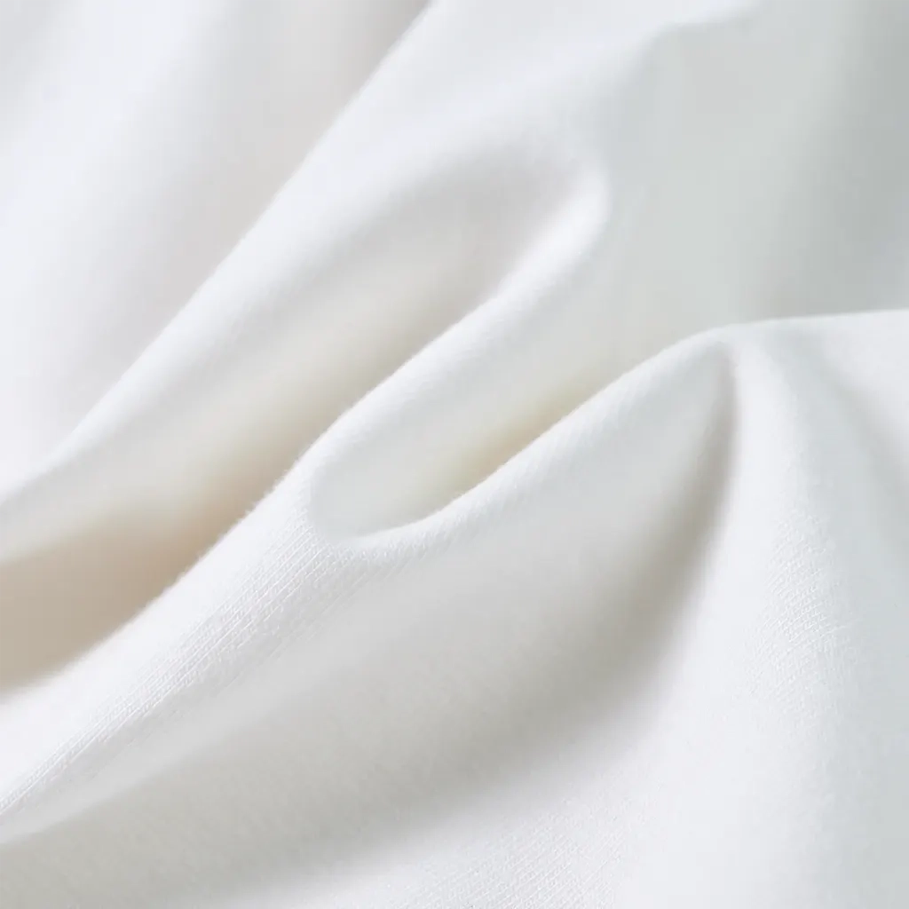 Maglietta da Bambina Maniche Volant Ecru 140 11323