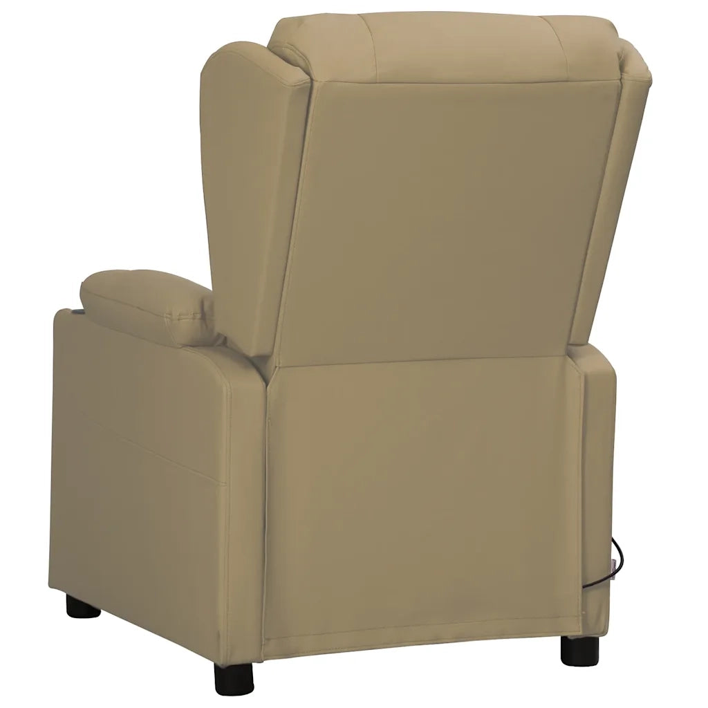 Poltrona Massaggiante Cappuccino in Similpelle 339077