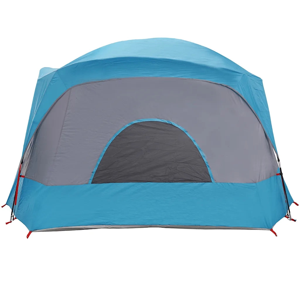 vidaXL Tenda Familiare Cabina per 6 Persone Blu Impermeabile