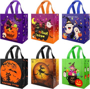 Borse Halloween colorate da 6, Tazze per il Trick or Treat, Borse di regalo non tessute