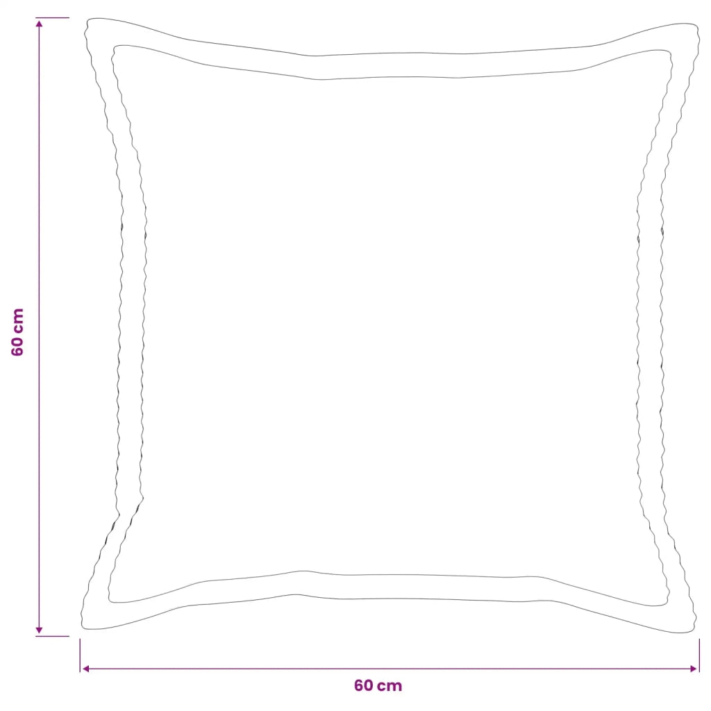Federa 2 pz HOUTEN Grigio Scuro 60 x 60 cm corduroy 920723