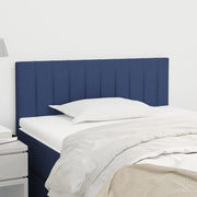 Testiera-Testata-Testiera Decorativa Blu 100x5x78/88 cm in Tessuto 478685