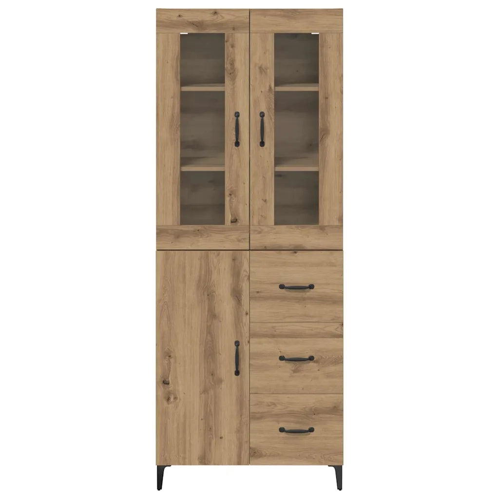 Credenza con cassetto Rovere artigianale 69,5 x 34 x 180 cm 3416004