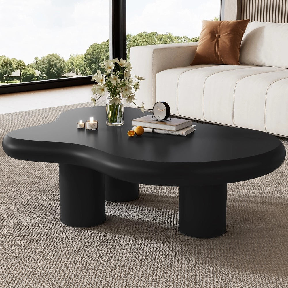 Tavolino da Caff¨¨ Design Nuvola ¨C MINIMAL ¨C MDF Laccato, 97x67x32 cm