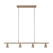 Lampada sospesa a barra TIANA 4xGU10 taupe Lucide