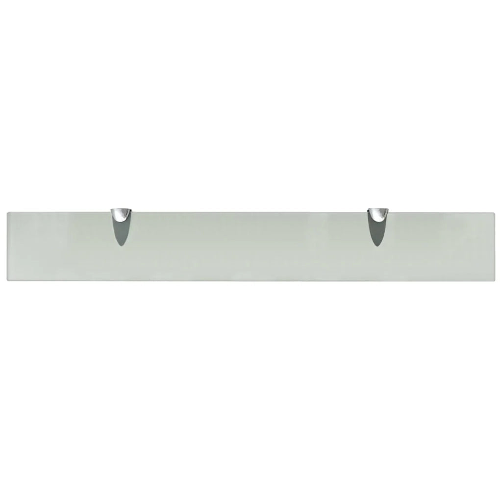 Elegante mensola da parete di design vetro 70 x 10 cm spessore 8 mm 2702139/2
