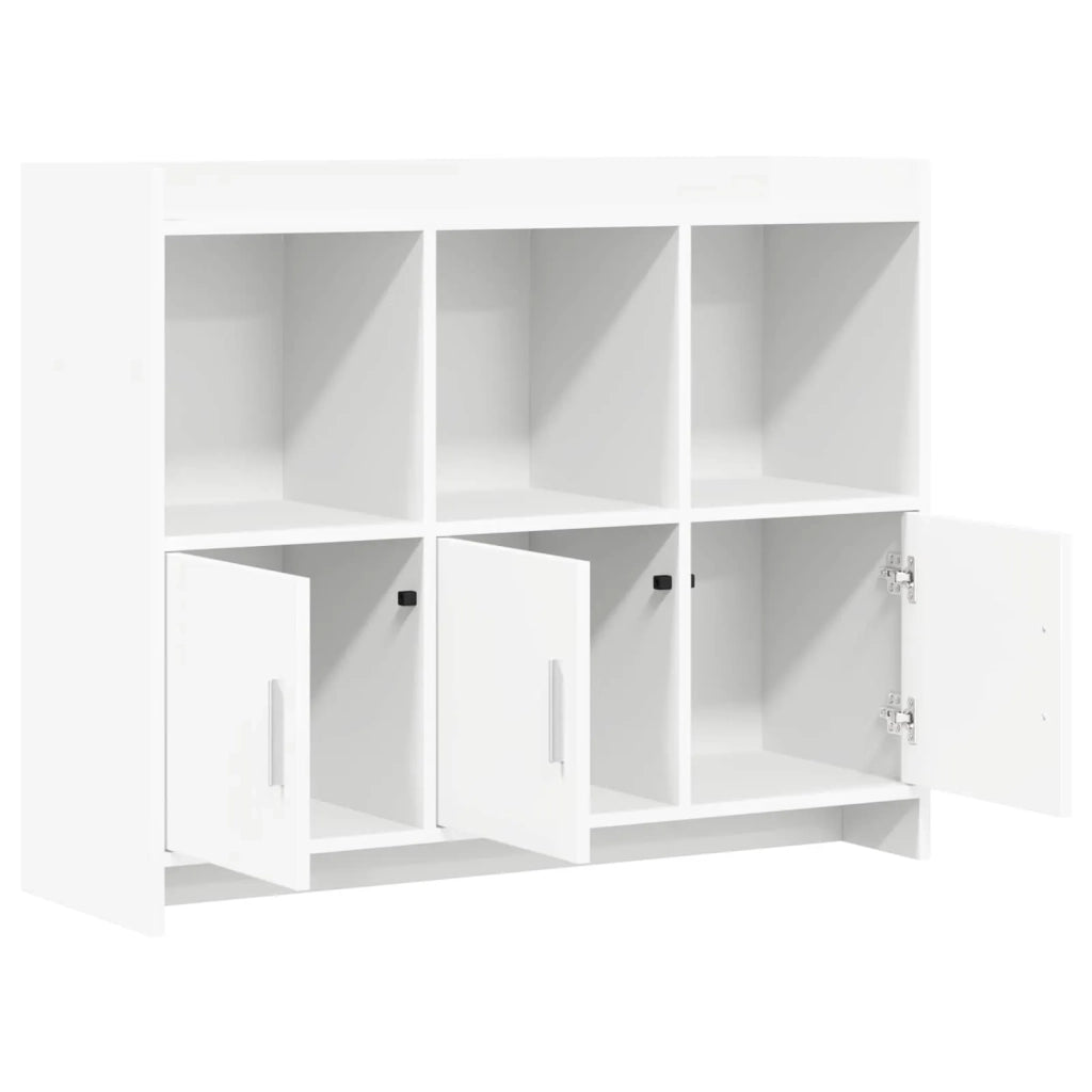 Credenza Bianco 98,5 x 33 x 80 cm Legno ingegnerizzato 8011139