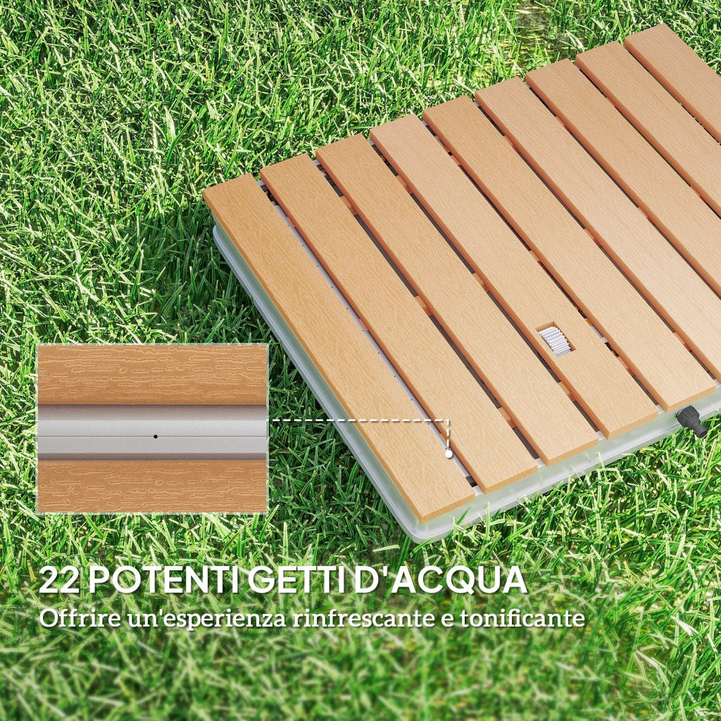 Doccia da Giardino Portatile ¨C zephmum ¨C Legno 70x55 cm