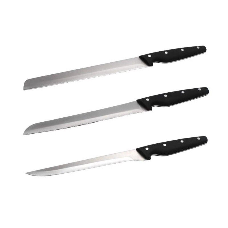 MAURY'S SET 3 COLTELLI DA CUCINA IN ACCIAIO INOX