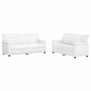 Set di divani 2 pcs Bianco Similpelle 3430573