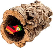 Tunnel di Cork - Dimensione Grande, 20 cm Lungo, 15 cm Alto - Ideale per la Decorazione del Terrario