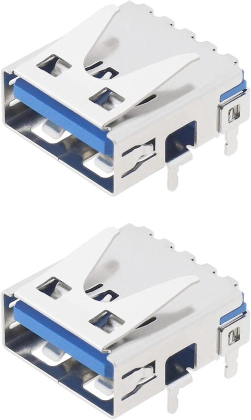 2 pezzi di connettore USB compatibili con PS5, porta di ricarica di sostituzione, accessori elettrici in metallo - Per Console di Gioco