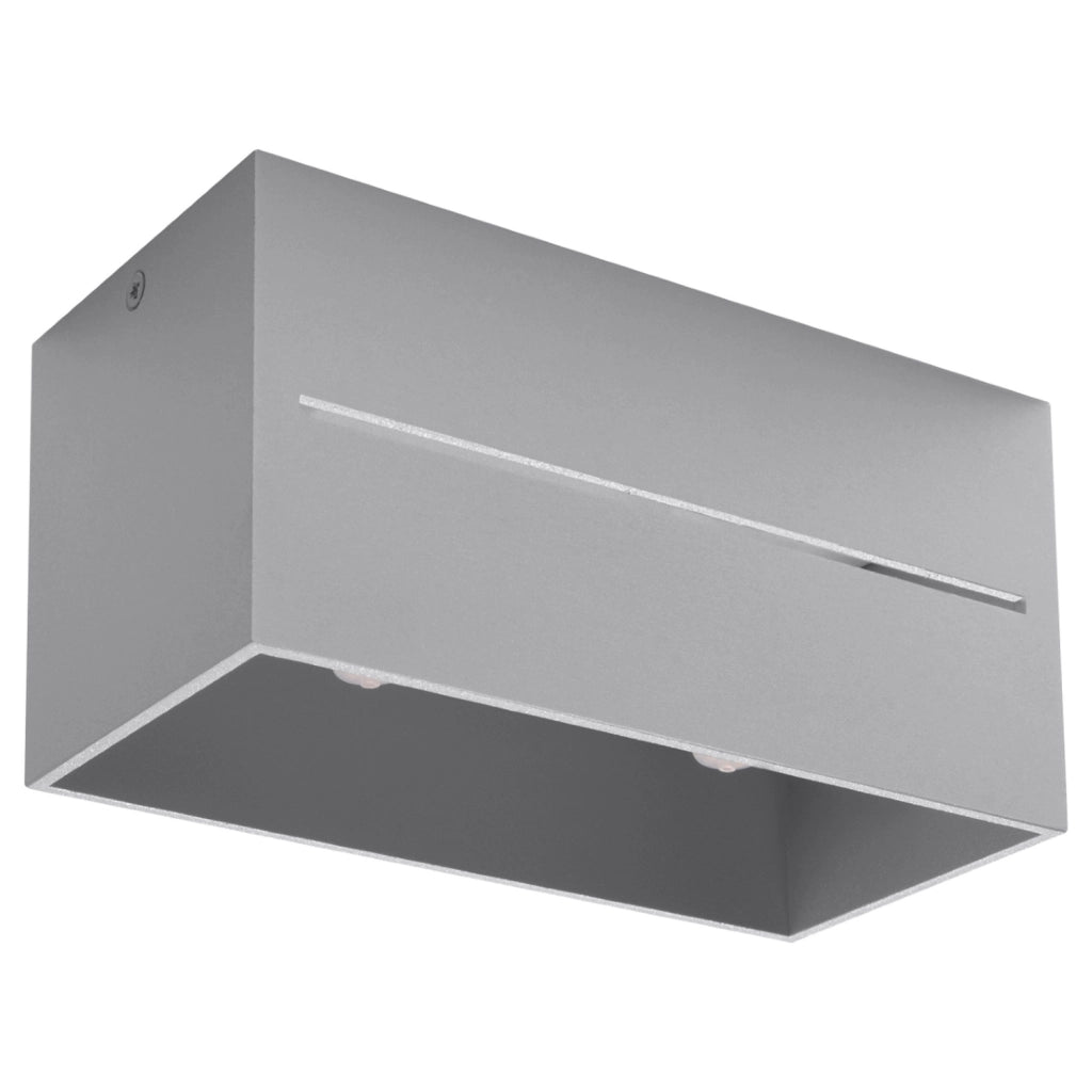 Faretto soffitto Pure Lume Lupino Maxi grigio 2xG9