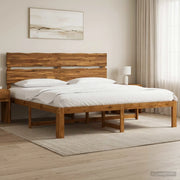 Letto matrimoniale con testiera ROSTOCK Naturale 193 x 203 cm 3405512