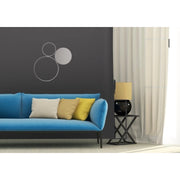 Plafoniera a led Pois-Silver-Piccola