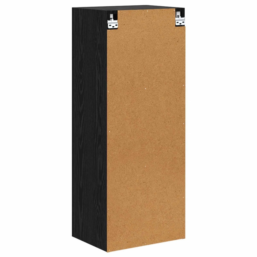 Mobile TV da parete Rovere Nero 40,5 x 30 x 102 cm