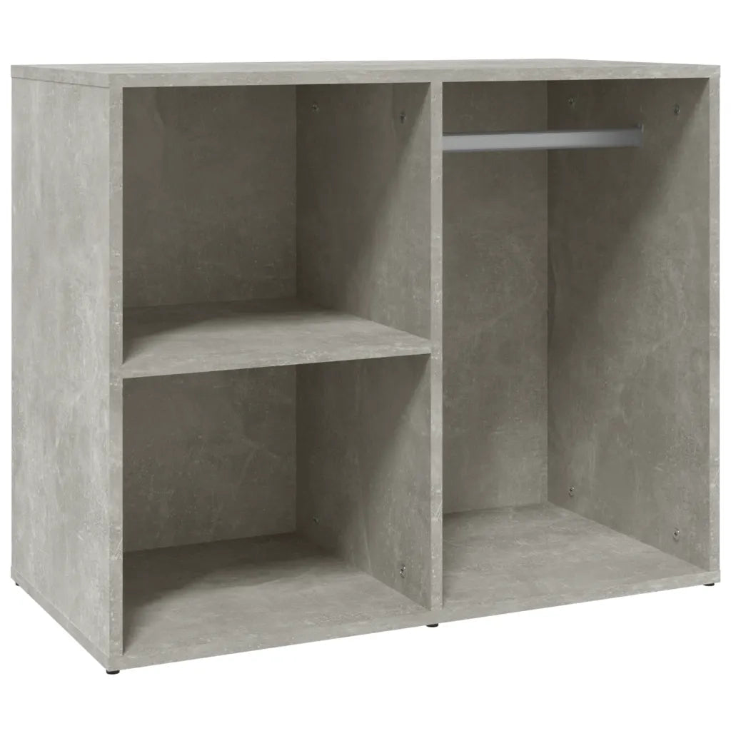 Armadietto Cosmetici Grigio Cemento 80x40x65 Legno Multistrato 808850