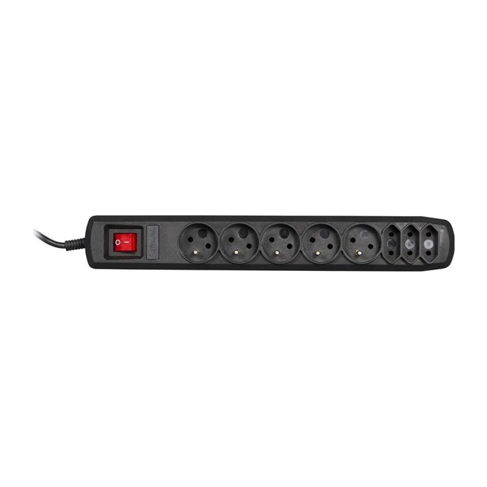 Ciabatta Activejet APN-8G/5M-BK con cavo