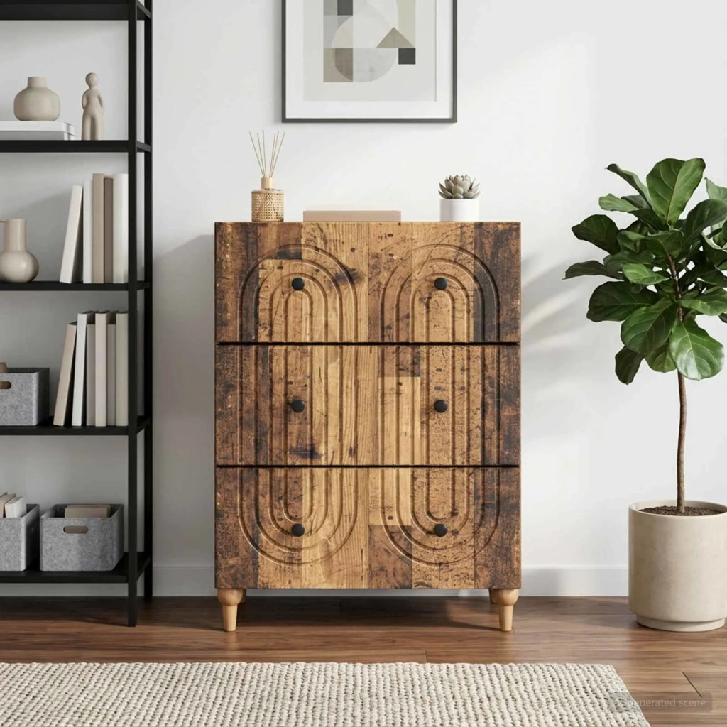 Mobile con Cassetti Legno antico 66 x 34,5 x 90 cm 894153