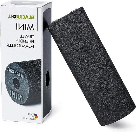 Roller di schiuma per autogestione della muscolatura - massaggio roller per diverse zone del corpo - 15 cm x 5 cm - nero