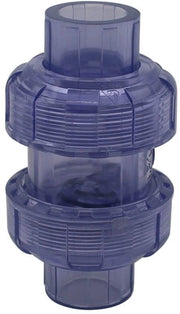 Terugslagklep 25mm - Terugslagklep PVC - Terugslagventile - Voetklep - Impermeabile - Transparente - Valvola di scarico