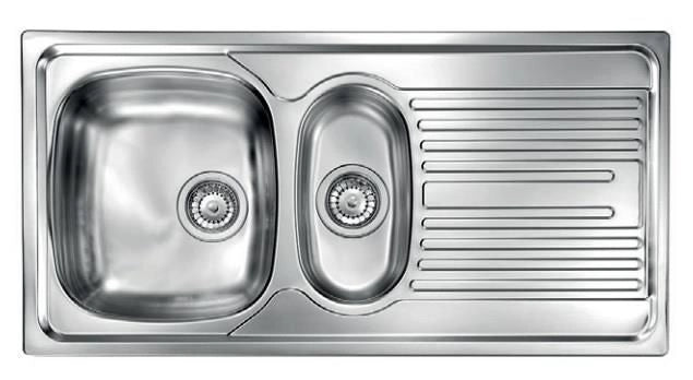CM Atlantic 100x50 2V Lavello ad incasso Rettangolare Acciaio inossidabile