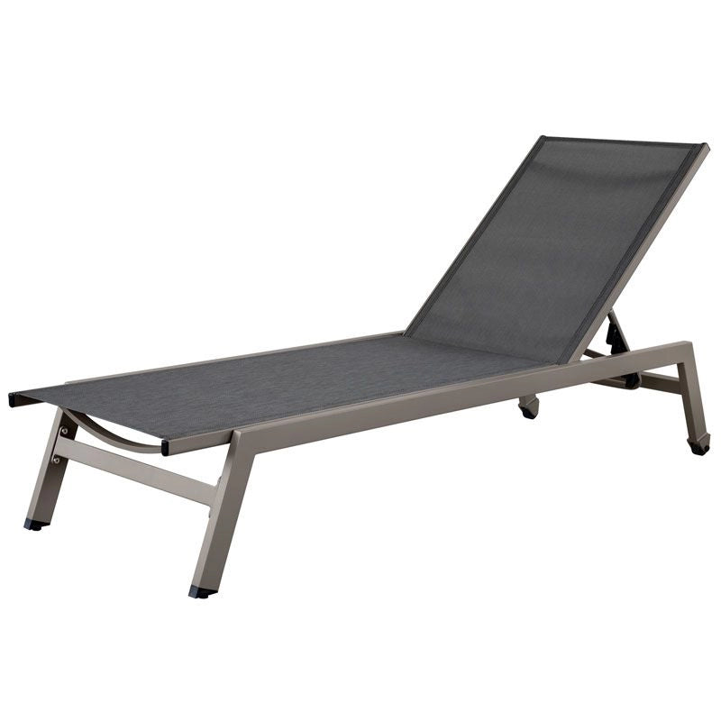 Lettino prendisole per piscina MINOTAURO, in alluminio - Lettino Prendisole Per Piscina Minotauro, In Alluminio Colore Tortora