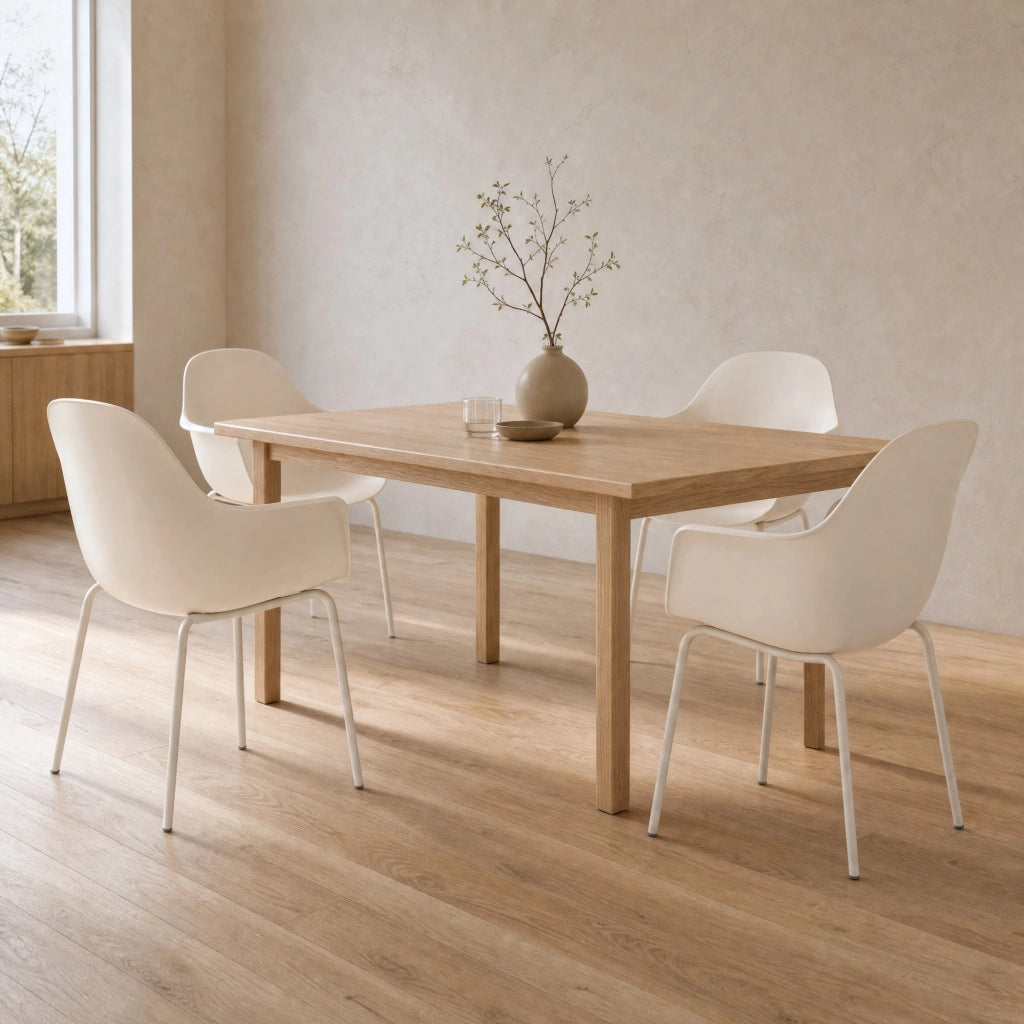 Set 4 sedie da giardino da esterno con schienale alto; 59x55x84 cm; grigio