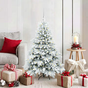Albero di Natale artificiale con 150 LED Bianco 120 cm PE e PVC 3397593