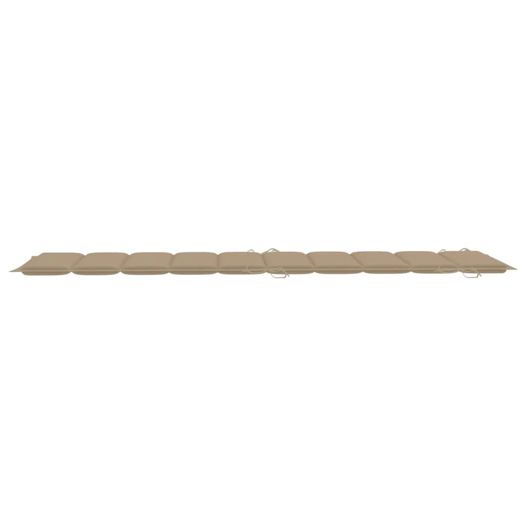 Set di 2 sdraio sedia a sdraio prendisole lettino da giardino terrazza mobile da esterno con cuscini legno massello di acacia 02_0012062