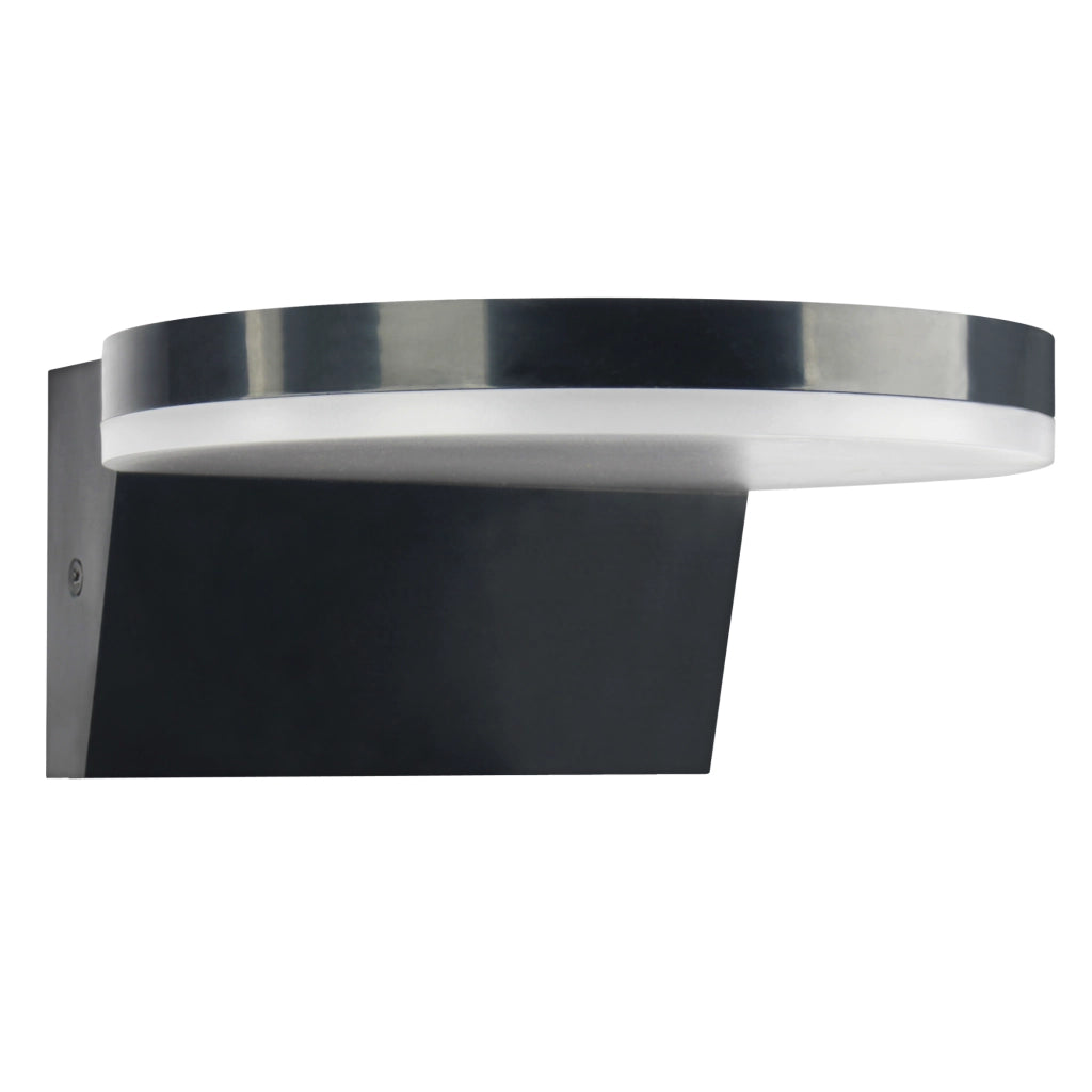 Applique esterna LED 10W 4000K nera IP54 Polux TESA