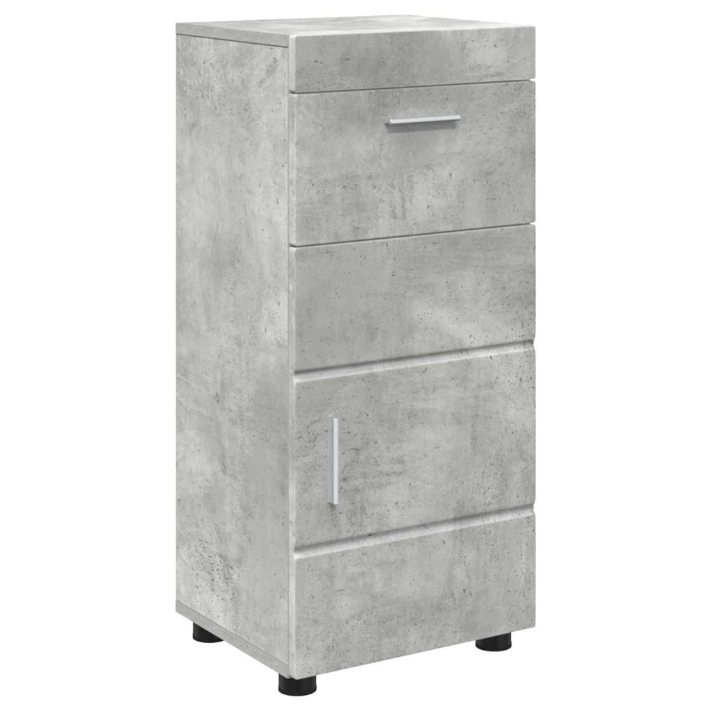 Set di Armadi da Bagno | Armadio da bagno TULUM Grigio cemento 37 x 31,5 x 82 cm