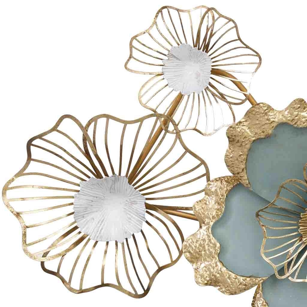 Carta da parati decorativa in metallo 116,8x54,0x10,2