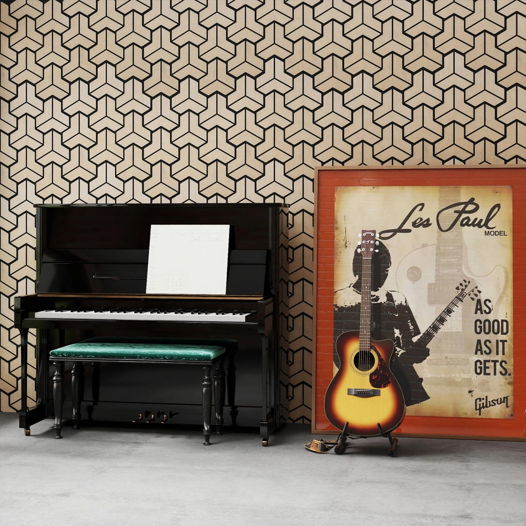 Set 4 pannelli acustici 83x65cm 27 tavole legno irregolari fonoassorbenti-Pannelli riduzione rumore decorazione soffitto parete