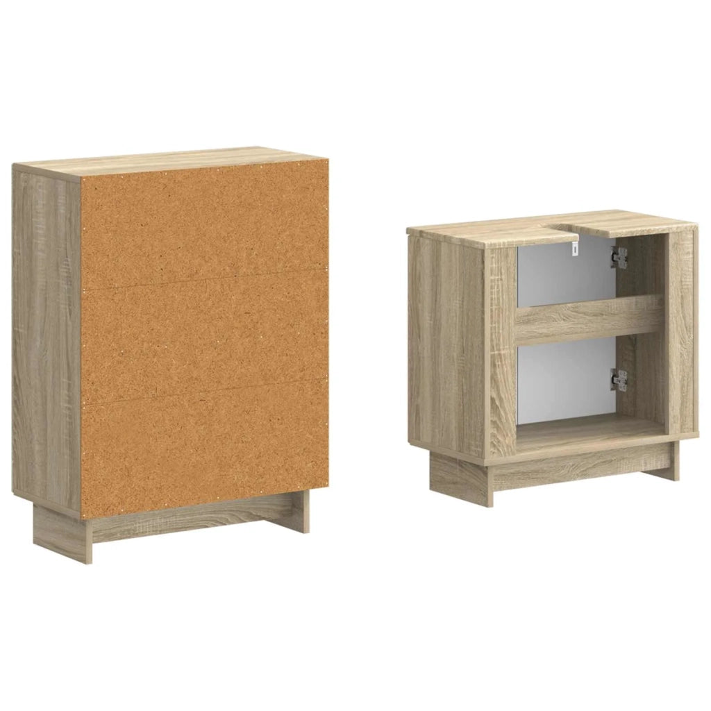 Set di Armadi da Bagno da 2 Pezzi EDE Rovere Sonoma 3417578