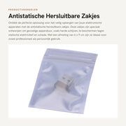Zacchetti Antistatici Riciclabili - Protezione per Apparecchi Elettronici - Argento Grigio - Riciclabile - 100 Pezzi - Ideali per Oggetti Duri