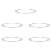 adatto per Anelli d'Albero Piatto 5 pz Argento ?90 / 120 cm CFW2790277