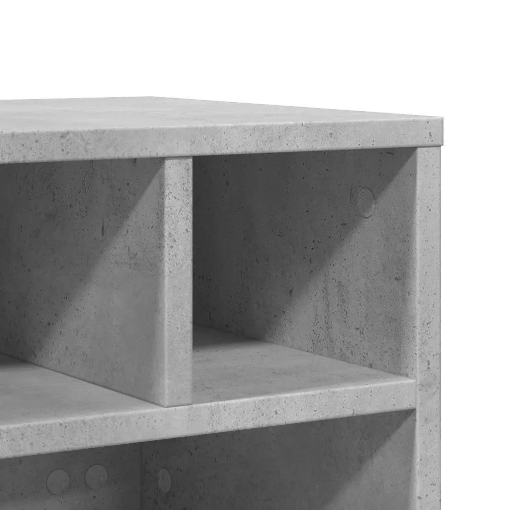 Supporto per Stampante con Ruote Grigio Cemento 41x32x34,5 cm CFW3814198