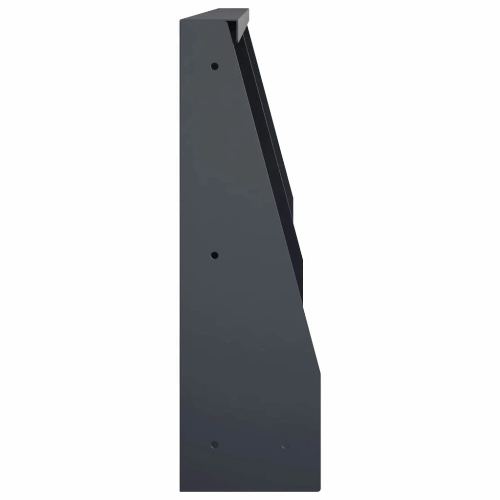 Muro di contenimento 2 pz 40 x 12 x 40 cm Acciaio Antracite 8015250