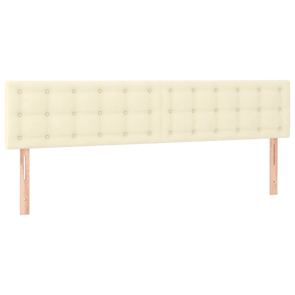 Giroletto a Molle con Materasso Crema 160x200 cm in Similpelle 3127321