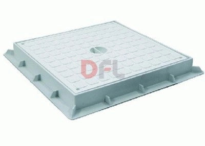 CHIUSINI COPERCHI TAPPO CARRABILE TELAIO + COPERCHIO IN POLIPROPILENE CM.20X20