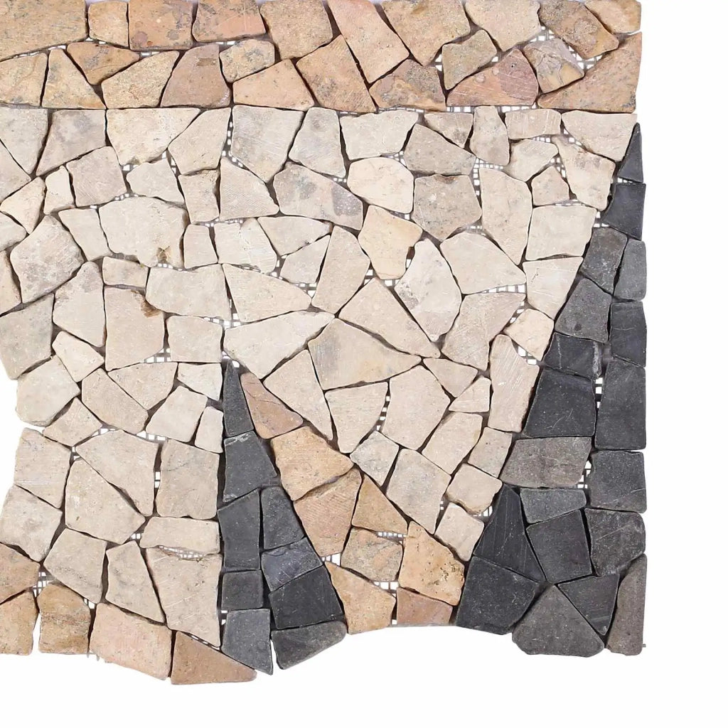 Piastrelle a mosaico con motivo vento Multicolore 120 x 120 cm 42033518
